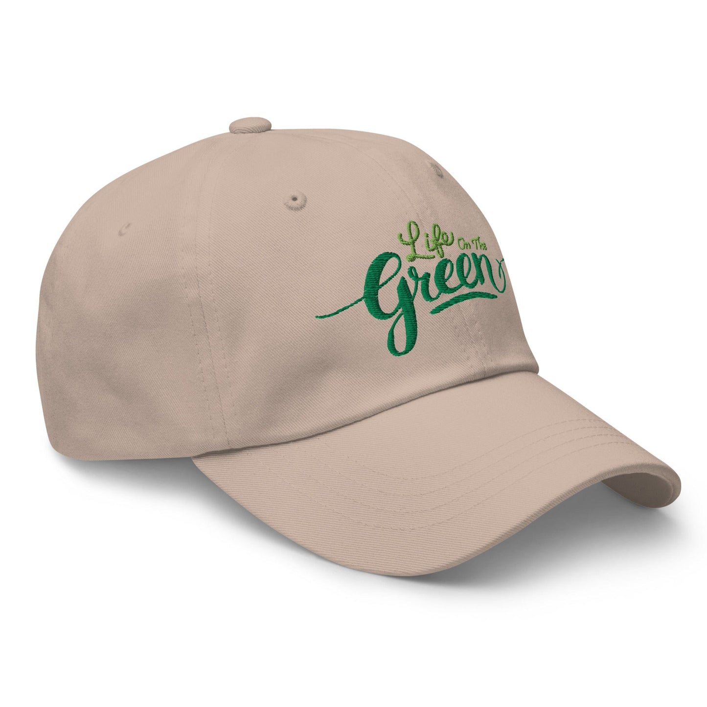 Life on the Green Embroidered Golf Cap - Funny Golf Tee by Swing Epic