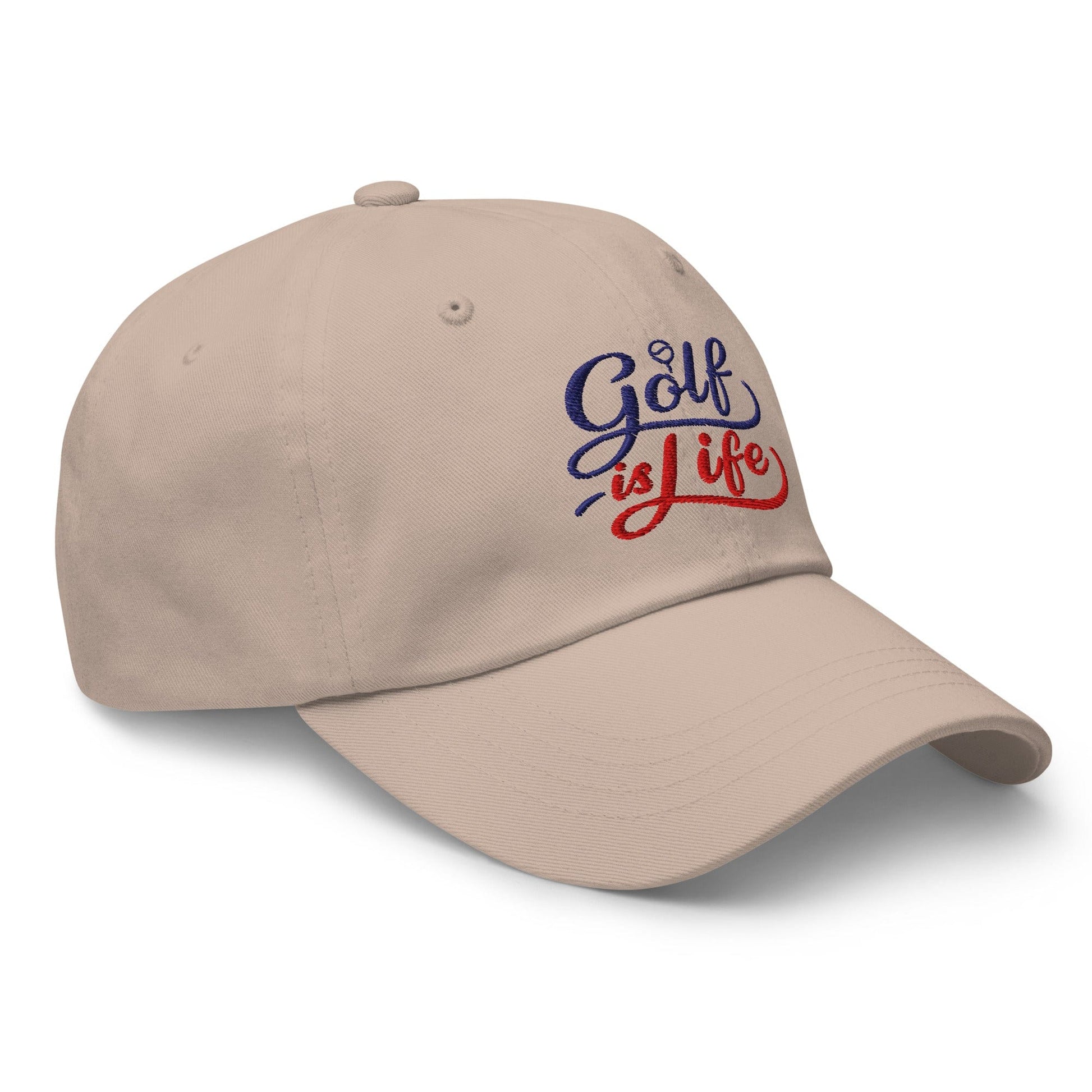 Golf is Life Embroidered Golf Cap - Funny Golf Tee by Swing Epic