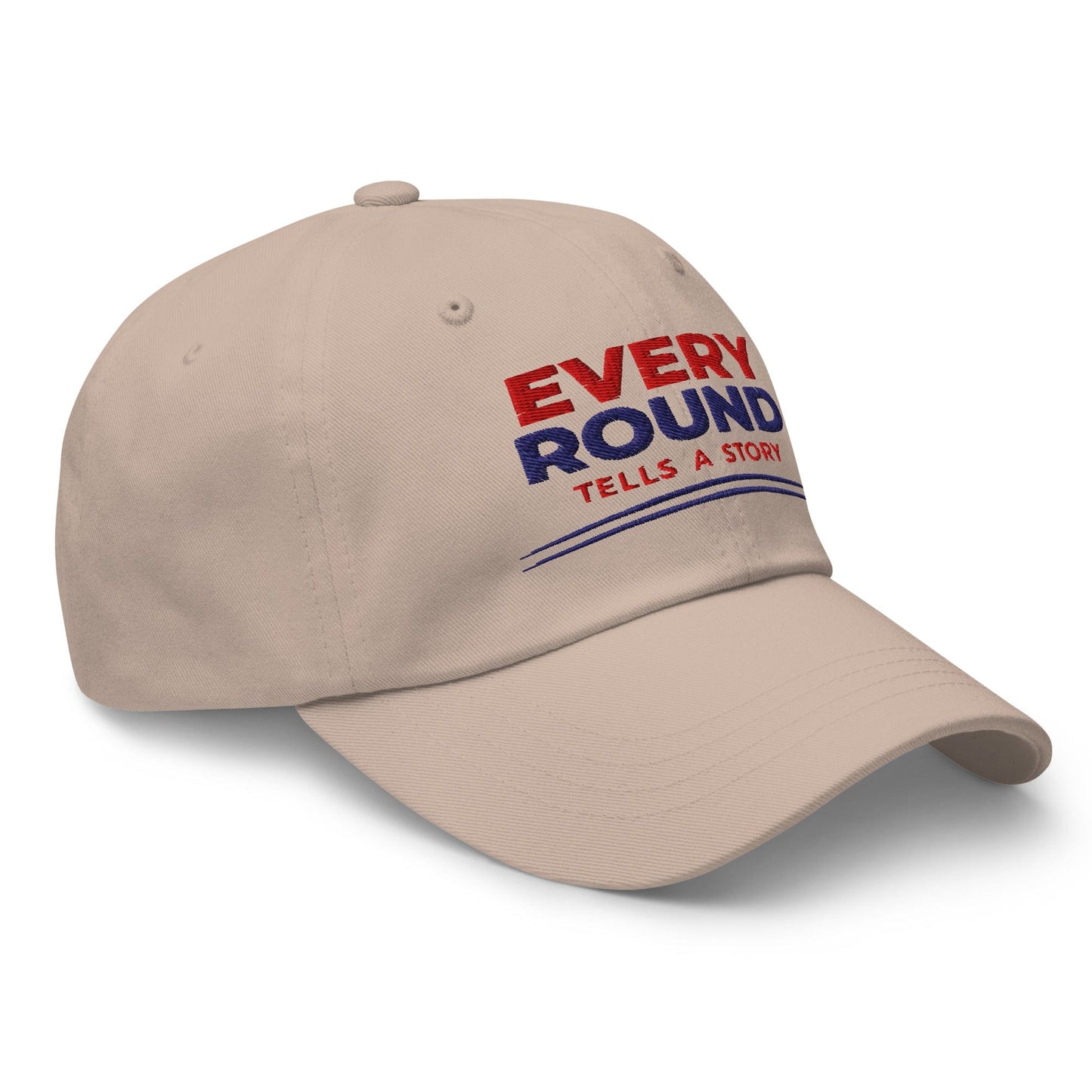 Every Round Tells A Story Embroidered Golf Cap - Funny Golf Tee by Swing Epic