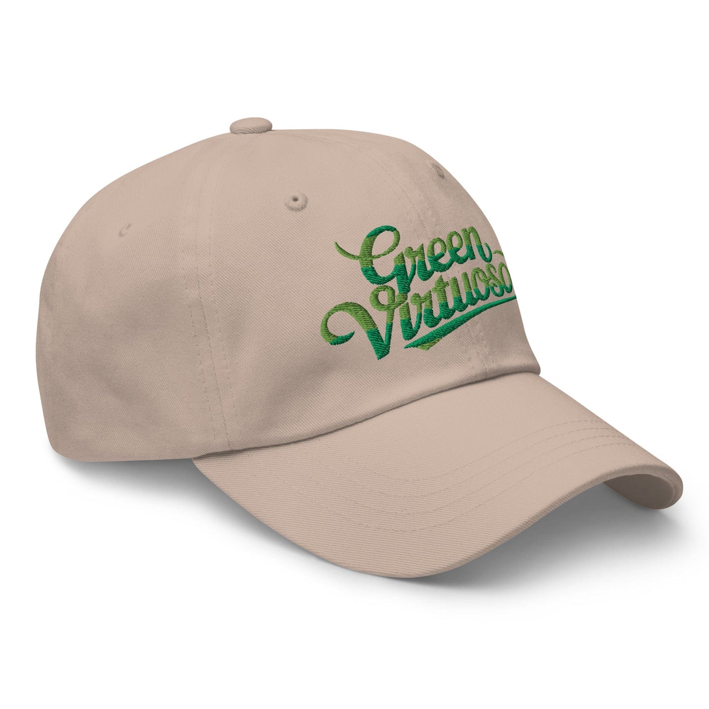 Green Virtuoso Embroidered Golf Cap - Funny Golf Tee by Swing Epic
