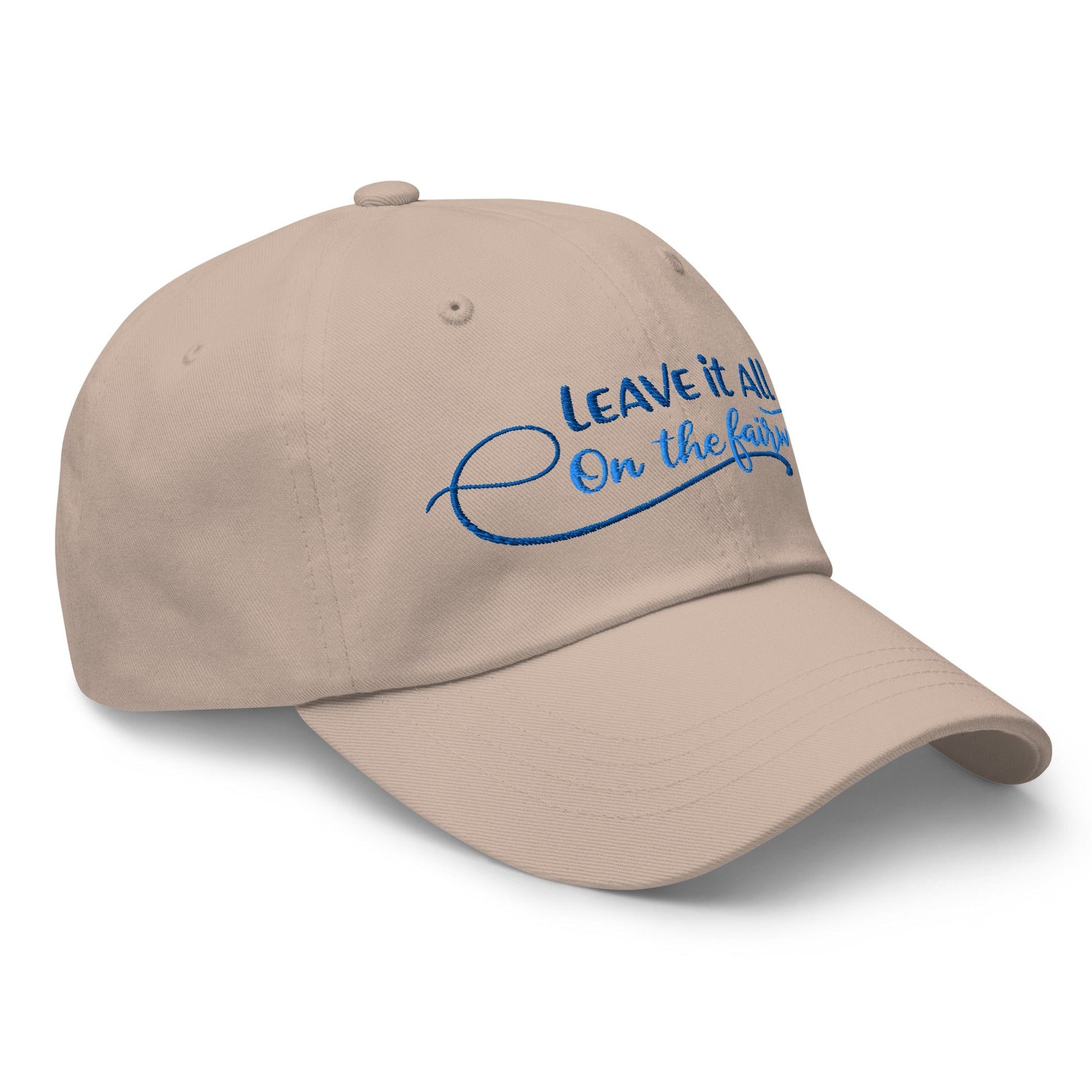 Leave it All on The Fairway Fun and Unique Embroidered Golf Cap - Funny Golf Tee by Swing Epic