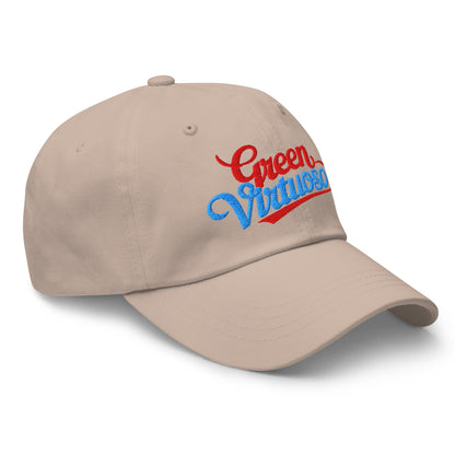Green Virtuoso Embroidered Golf Cap - Funny Golf Tee by Swing Epic