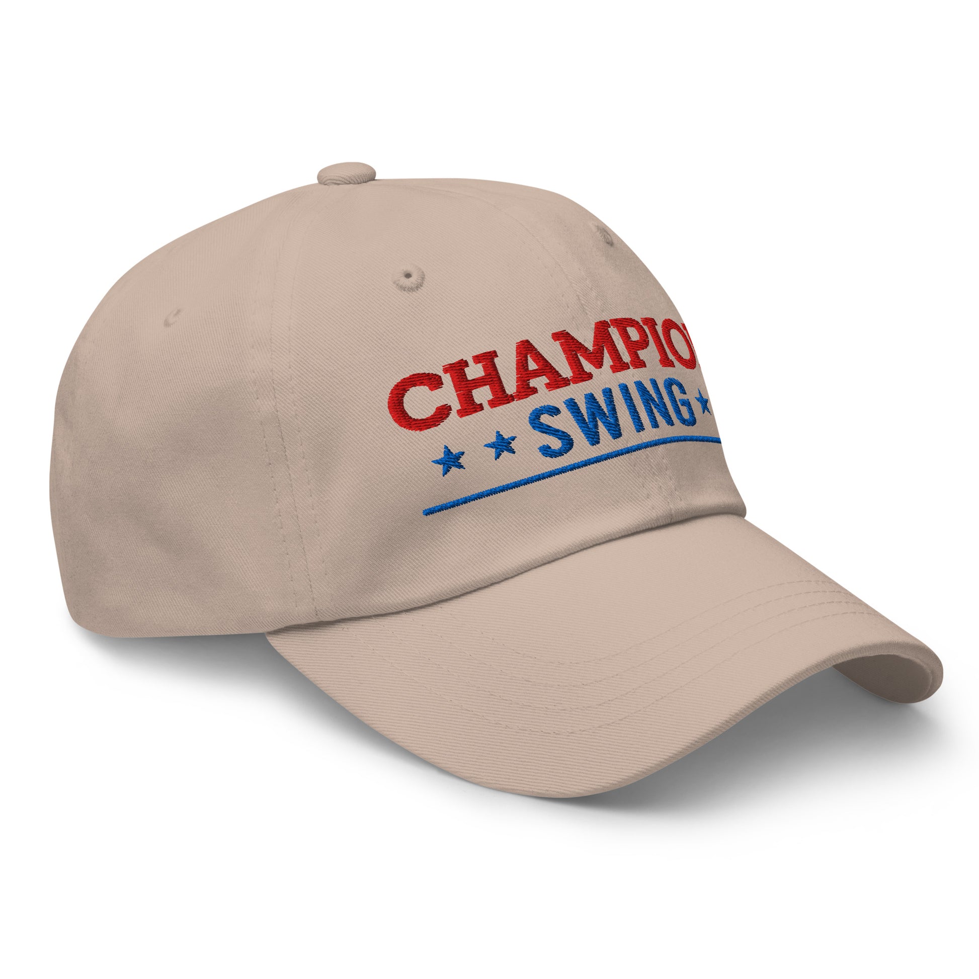 Champion Swing Star-Studded Fun Embroidered Golf Cap - Funny Golf Tee by Swing Epic