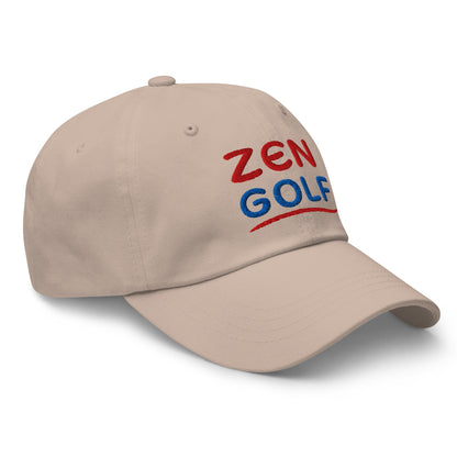 Zen Golf Embroidered Golf Cap - Funny Golf Tee by Swing Epic
