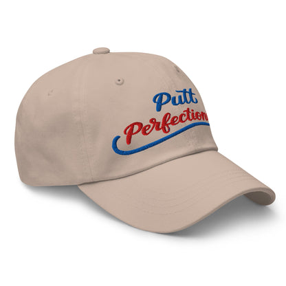 Putt Perfectionist Fun Embroidered Golf Cap - Funny Golf Tee by Swing Epic