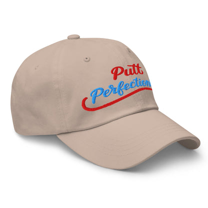 Putt Perfectionist Fun Embroidered Golf Cap - Funny Golf Tee by Swing Epic