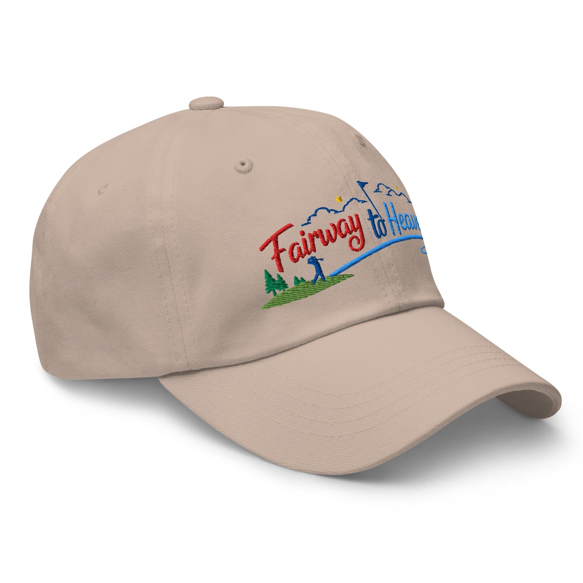 Fairway to Heaven Embroidered Golf Cap - Funny Golf Tee by Swing Epic