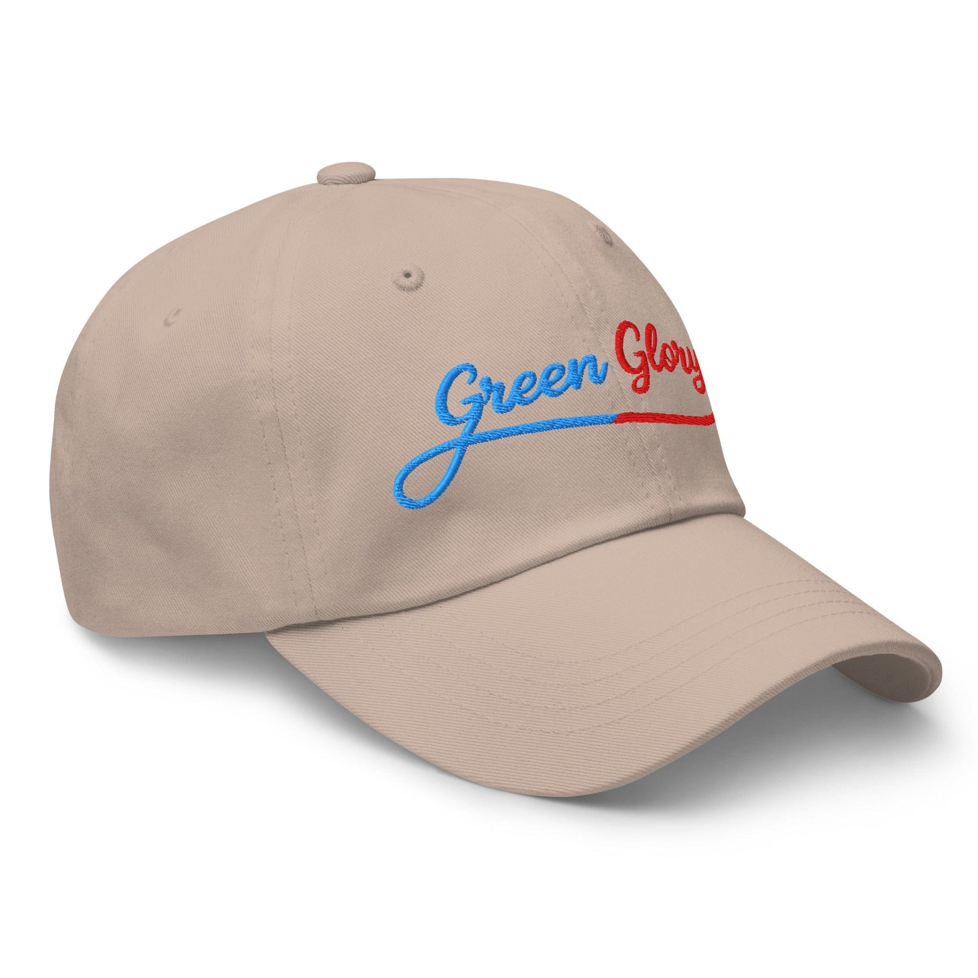 Green Glory Star Fun Floral Print Embroidered Golf Cap - Funny Golf Tee by Swing Epic