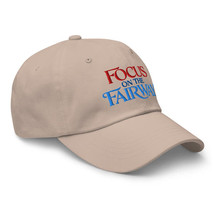 Focus on the Fairway Embroidered Golf Cap - Funny Golf Tee by Swing Epic