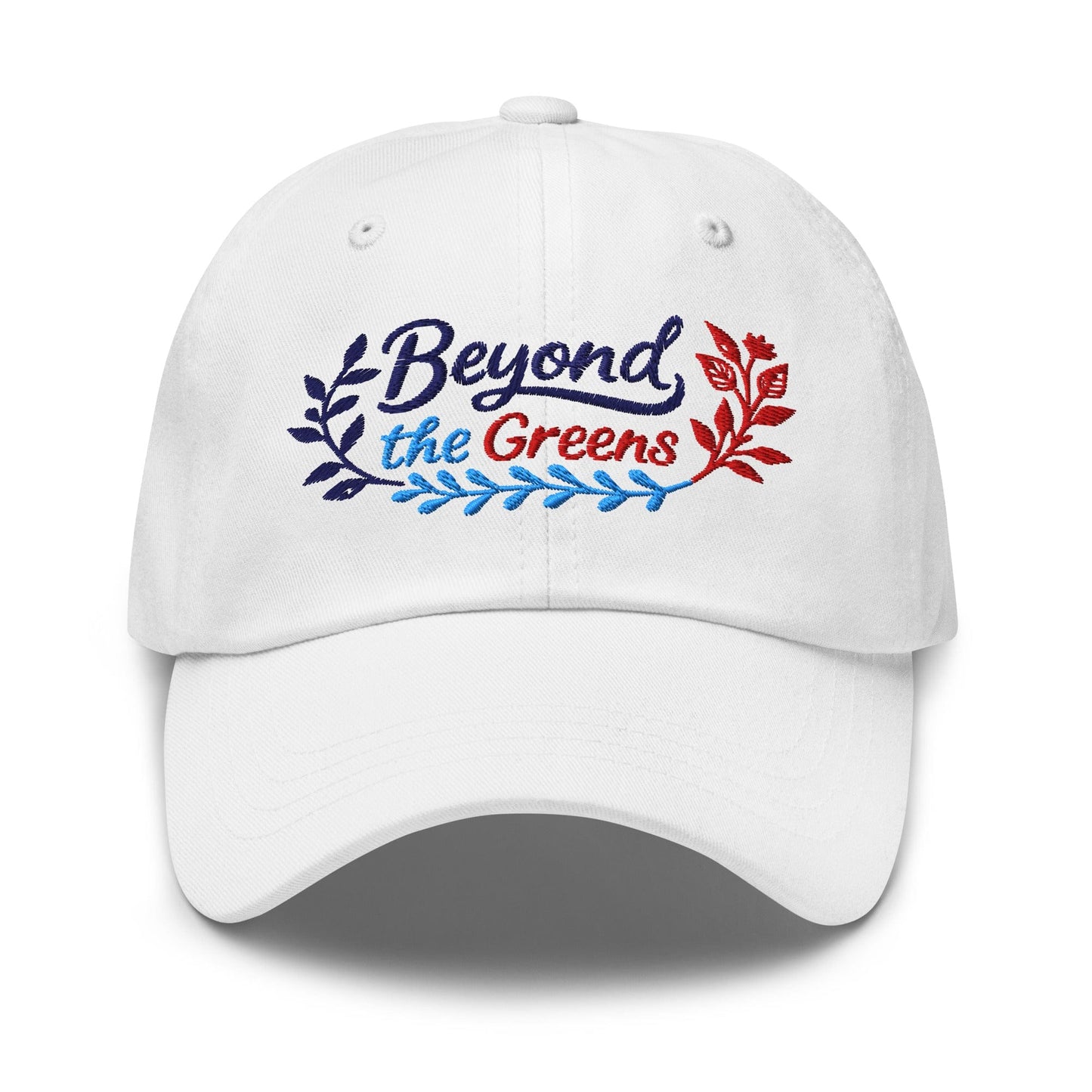 Beyond the Greens Embroidered Golf Cap - Funny Golf Tee by Swing Epic