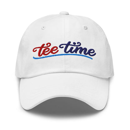 Tee Time Embroidered Golf Cap - Funny Golf Tee by Swing Epic