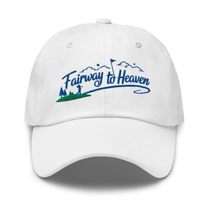 Fairway to Heaven Embroidered Golf Cap - Funny Golf Tee by Swing Epic