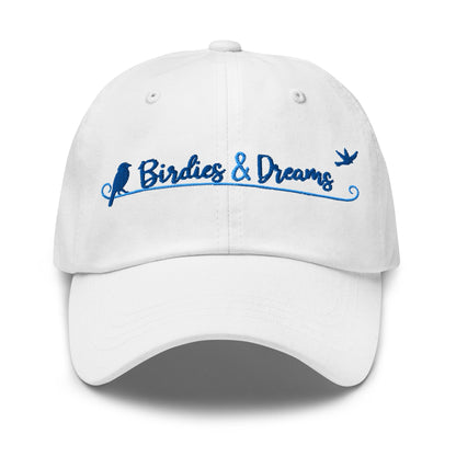 Birdies & Dreams Embroidered Golf Cap - Funny Golf Tee by Swing Epic