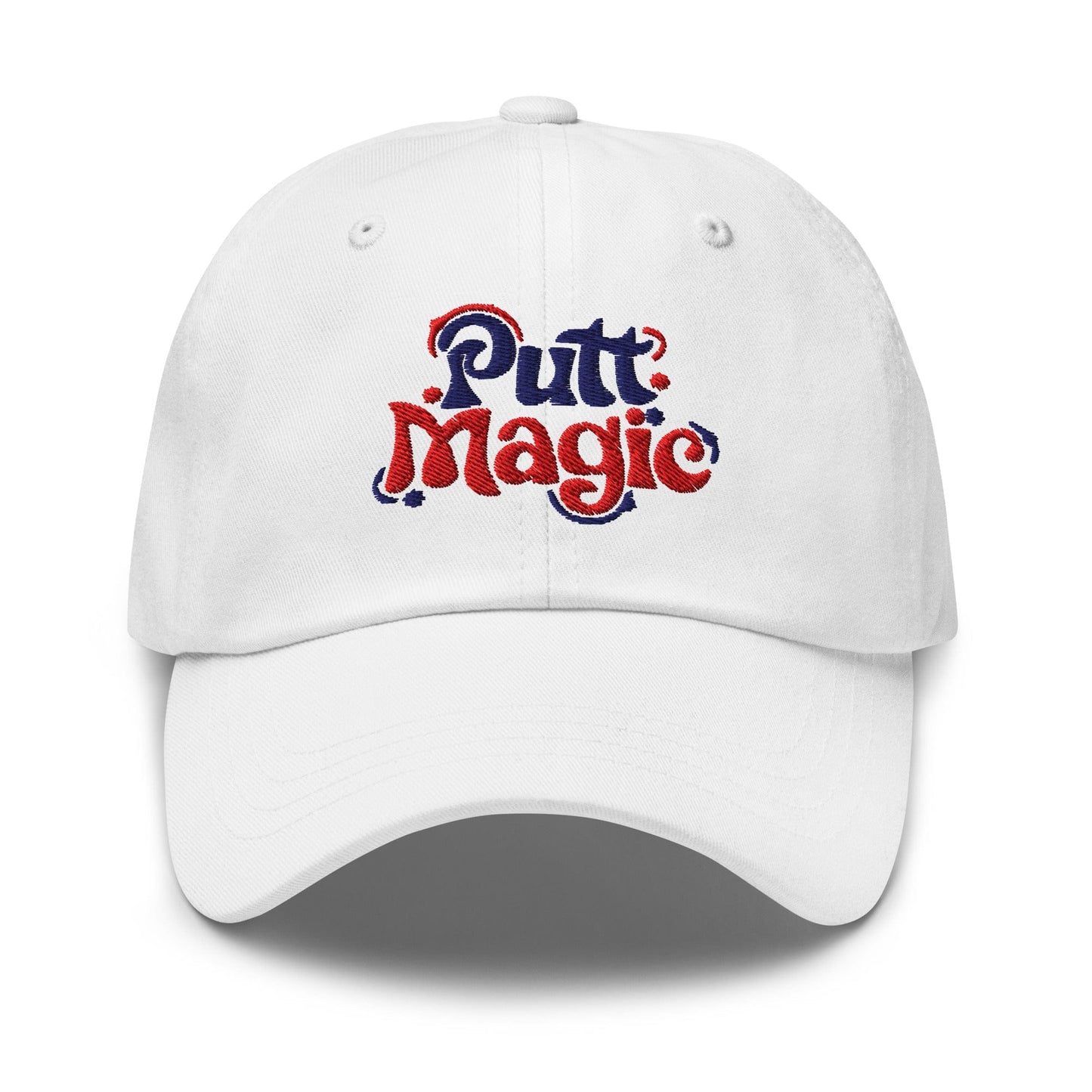Putt Magic Quirky Embroidered Golf Cap - Funny Golf Tee by Swing Epic
