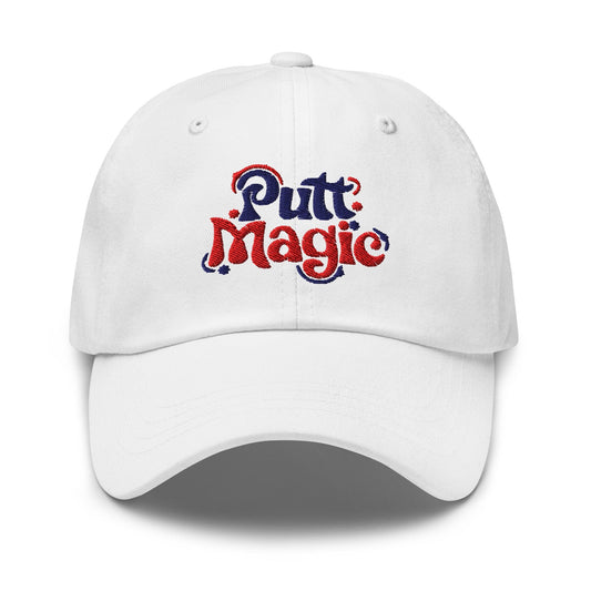 Putt Magic Quirky Embroidered Golf Cap - Funny Golf Tee by Swing Epic