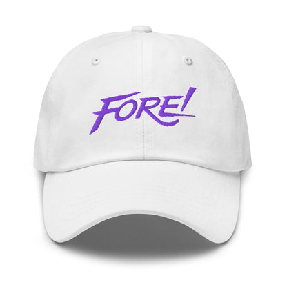 FORE Lookout Fun Embroidered Golf Cap - Funny Golf Tee by Swing Epic