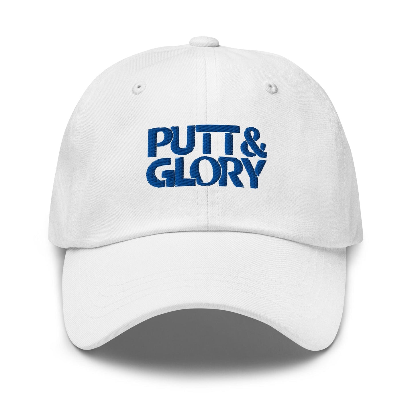 Putt and Glory Embroidered Golf Cap - Funny Golf Tee by Swing Epic