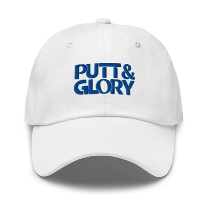 Putt and Glory Embroidered Golf Cap - Funny Golf Tee by Swing Epic