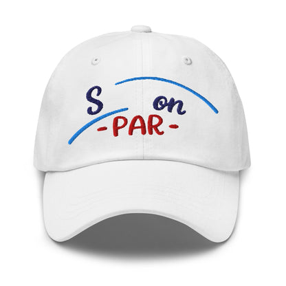 Stay on Par Embroidered Golf Cap - Funny Golf Tee by Swing Epic