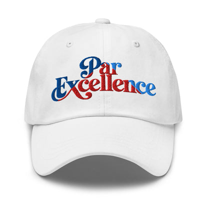 Par Excellence Embroidered Golf Cap - Funny Golf Tee by Swing Epic