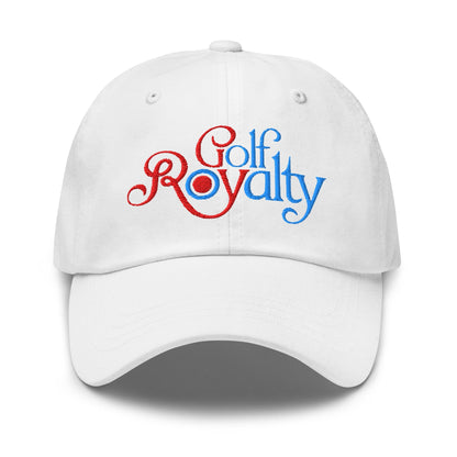 Golf Royalty Quirky Fun Embroidered Golf Cap - Funny Golf Tee by Swing Epic