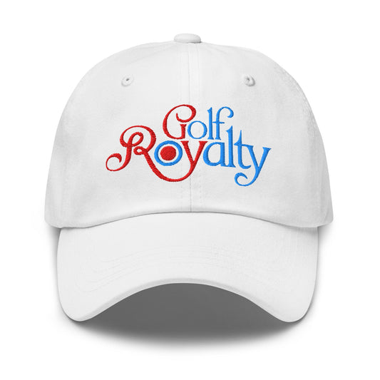 Golf Royalty Quirky Fun Embroidered Golf Cap - Funny Golf Tee by Swing Epic