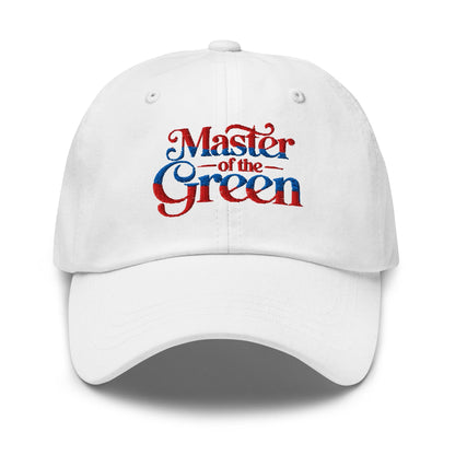 Master of the Green Engaging Embroidered Golf Cap - Funny Golf Tee by Swing Epic