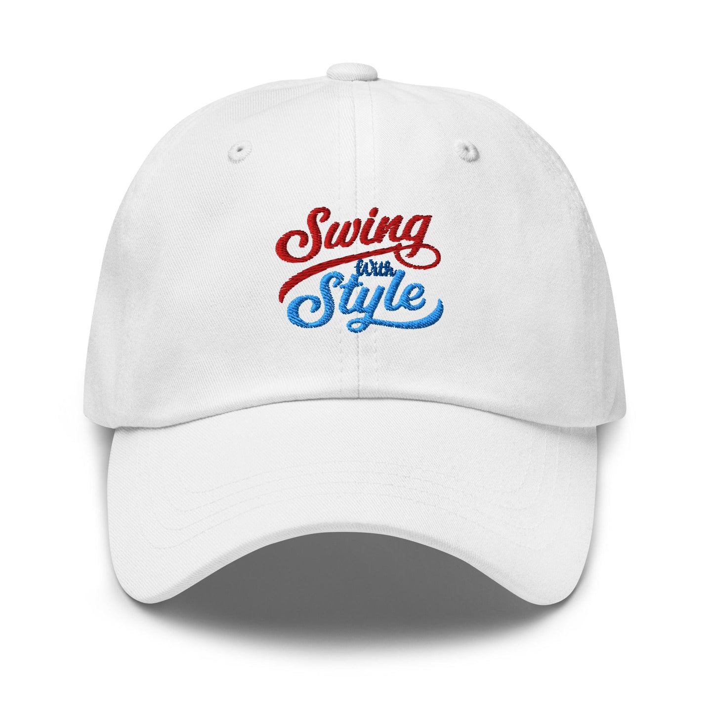 Swing With Style Fun Embroidered Golf Cap - Funny Golf Tee by Swing Epic
