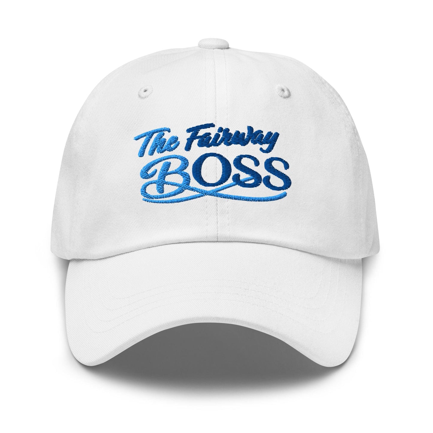 The Fairway Boss Sparkling Glitter Print Embroidered Golf Cap - Funny Golf Tee by Swing Epic