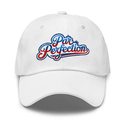Par Perfection Embroidered Golf Cap - Funny Golf Tee by Swing Epic