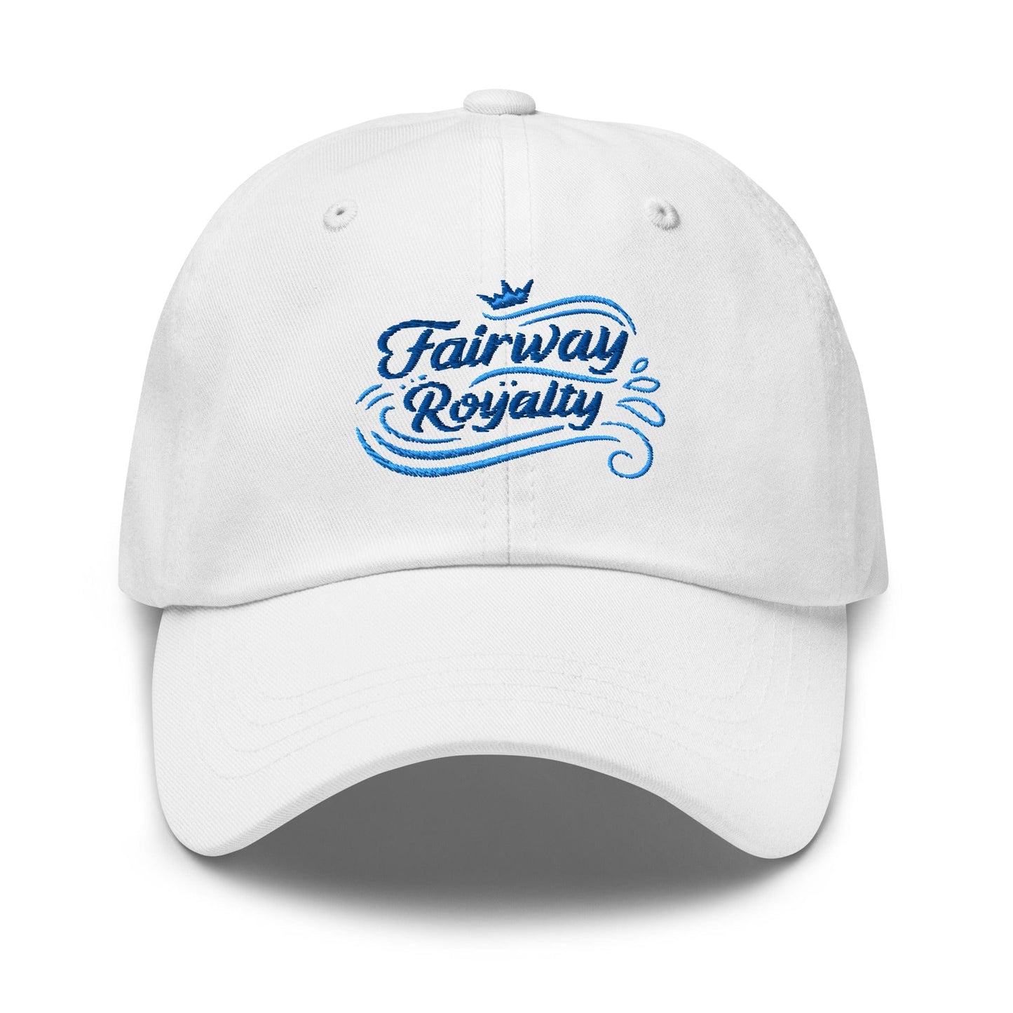 Fairway Royalty Swirls Leaf Detailed Embroidered Golf Cap - Funny Golf Tee by Swing Epic