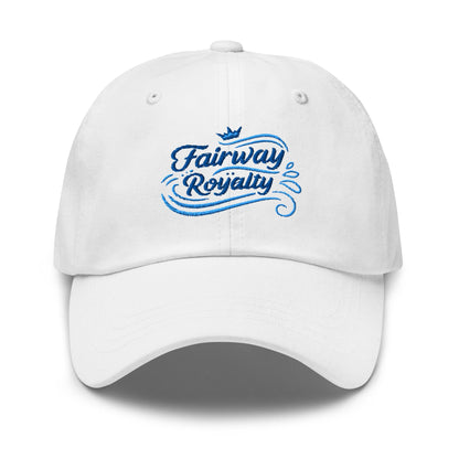 Fairway Royalty Swirls Leaf Detailed Embroidered Golf Cap - Funny Golf Tee by Swing Epic