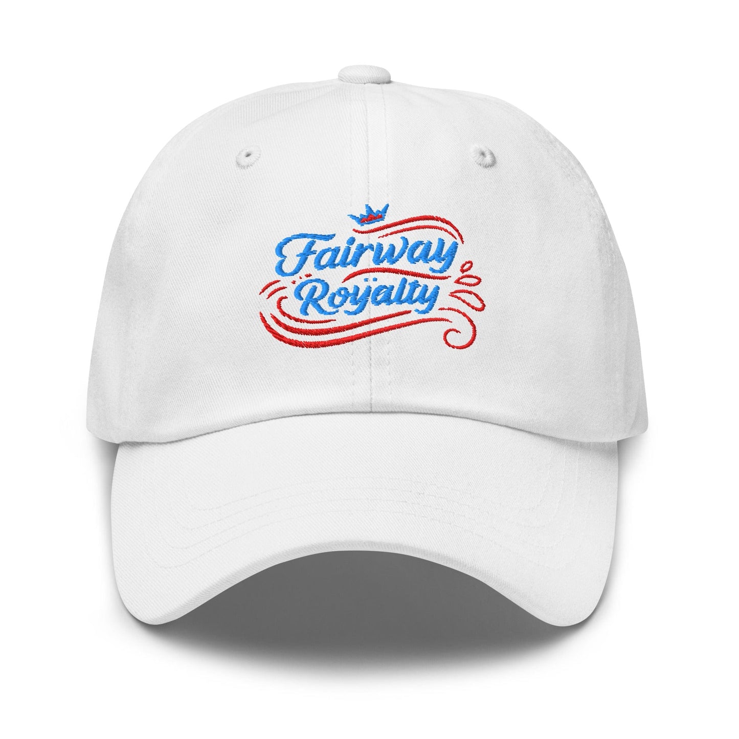 Fairway Royalty Swirls Leaf Detailed Embroidered Golf Cap - Funny Golf Tee by Swing Epic