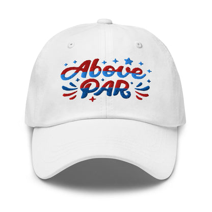 Above Par Embroidered Golf Cap - Funny Golf Tee by Swing Epic