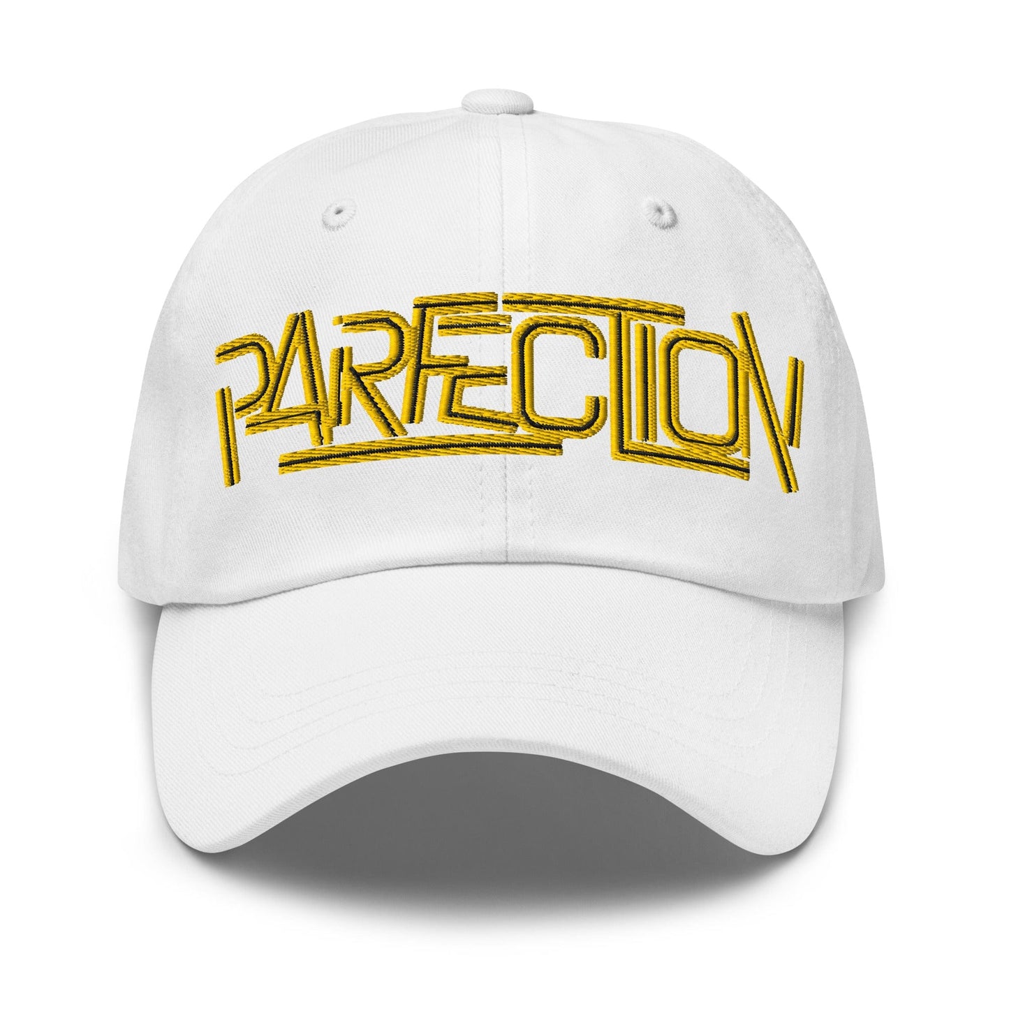 Parfection Script Embroidered Golf Cap - Funny Golf Tee by Swing Epic