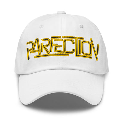 Parfection Script Embroidered Golf Cap - Funny Golf Tee by Swing Epic