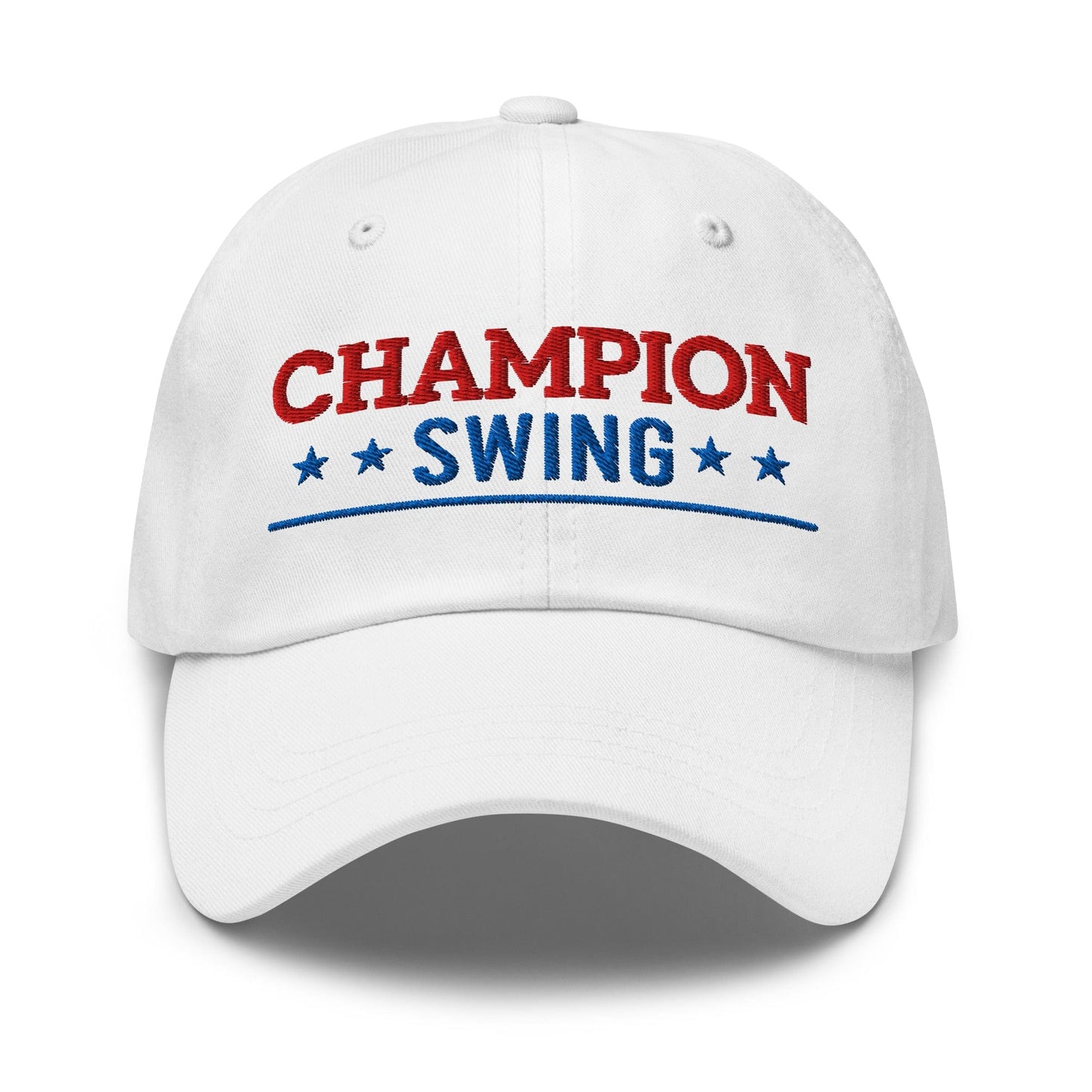 Champion Swing Star-Studded Fun Embroidered Golf Cap - Funny Golf Tee by Swing Epic