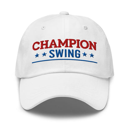 Champion Swing Star-Studded Fun Embroidered Golf Cap - Funny Golf Tee by Swing Epic