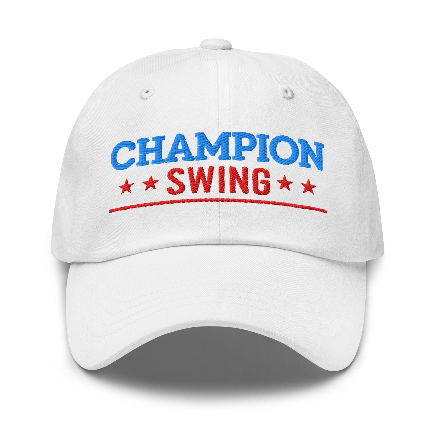 Champion Swing Star-Studded Fun Embroidered Golf Cap - Funny Golf Tee by Swing Epic