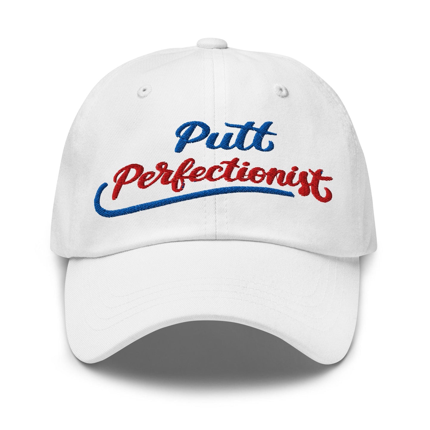 Putt Perfectionist Fun Embroidered Golf Cap - Funny Golf Tee by Swing Epic