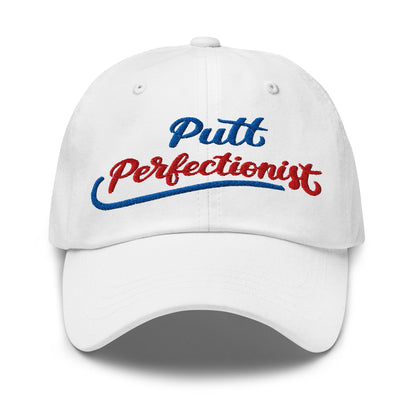 Putt Perfectionist Fun Embroidered Golf Cap - Funny Golf Tee by Swing Epic