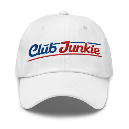 Club Junkie Embroidered Golf Cap - Funny Golf Tee by Swing Epic