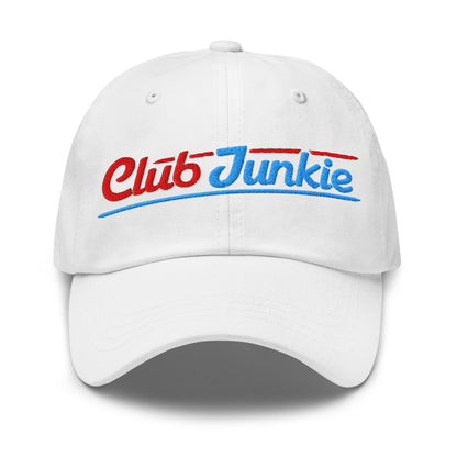 Club Junkie Embroidered Golf Cap - Funny Golf Tee by Swing Epic