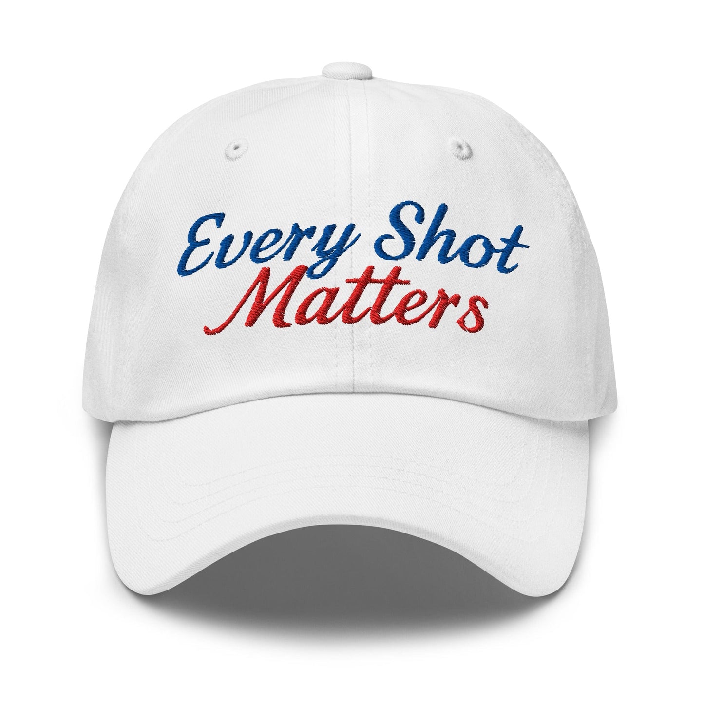 Every Shot Matters Fun Embroidered Golf Cap - Funny Golf Tee by Swing Epic