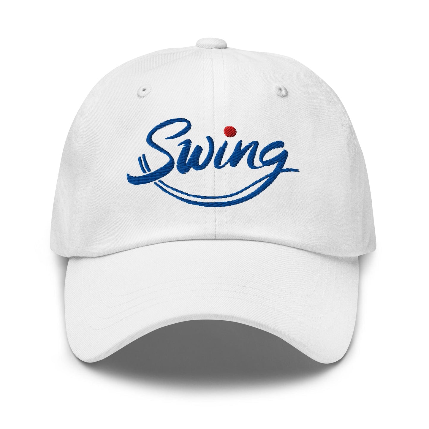 Swing into Action Statement Embroidered Golf Cap - Funny Golf Tee by Swing Epic