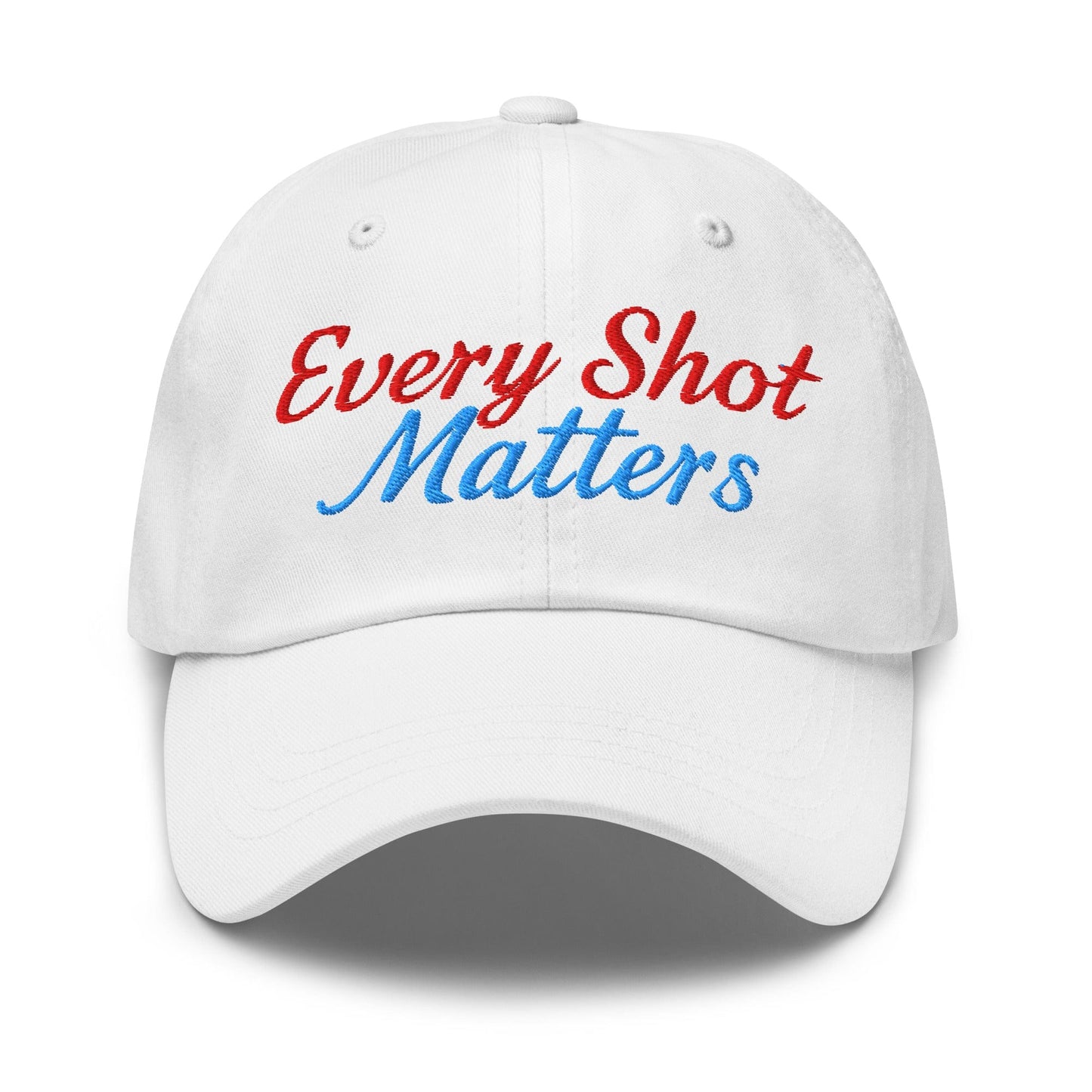 Every Shot Matters Fun Embroidered Golf Cap - Funny Golf Tee by Swing Epic
