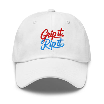 Grip it Rip it Quirky Fun Embroidered Golf Cap - Funny Golf Tee by Swing Epic
