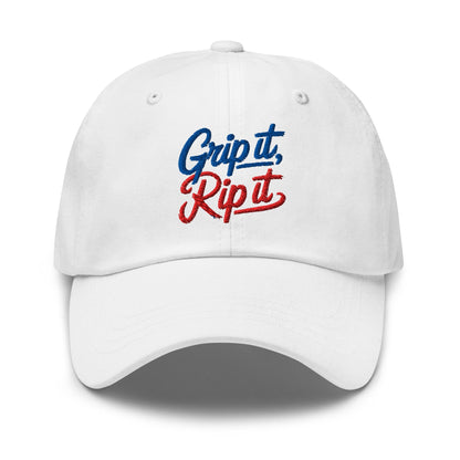 Grip it Rip it Quirky Fun Embroidered Golf Cap - Funny Golf Tee by Swing Epic