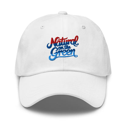 Natural on the Green Fun Embroidered Golf Cap - Funny Golf Tee by Swing Epic