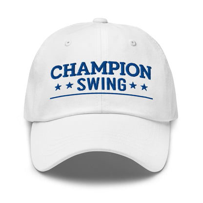 Champion Swing Embroidered Golf Cap - Funny Golf Tee by Swing Epic